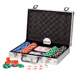 Clown Games Poker Set Alu Case 202 Pieces