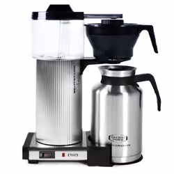 Moccamaster CDT Grand, Drip coffee maker, 1.8 L, Ground coffee, 2200 W, Black, Metallic