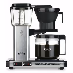 Moccamaster KBG 741, Drip coffee maker, 1.25 L, 1520 W, Black, Stainless steel