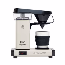 Moccamaster Cup-One, Drip coffee maker, Ground coffee, White