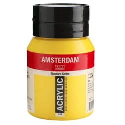 Amsterdam Standard acrylic paint 500 ml Yellow Bottle