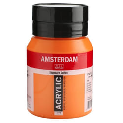 Amsterdam Standard acrylic paint 500 ml Orange Bottle
