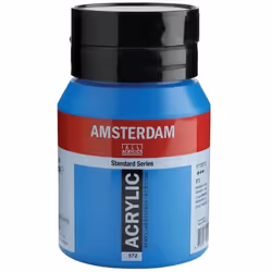 Amsterdam Standard, 500 ml, Cyan, Bottle, Waterproof