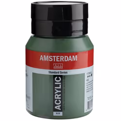 Amsterdam Standard, 500 ml, Green, Olive, Bottle, Waterproof