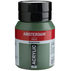 Amsterdam Standard acrylic paint 500 ml Green, Olive Bottle