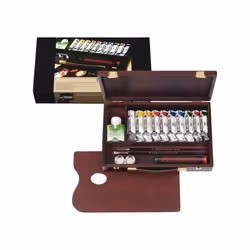 Rembrandt acrylic colour box Traditional, 40 ml, Black, Blue, Bordeaux, Brown, Green, Orange, Red, White, Yellow, Tube