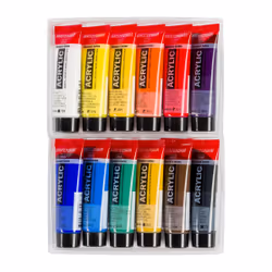 Amsterdam 17820412 acrylic paint 20 ml Black, Blue, Brown, Green, Purple, Red, White, Yellow Tube