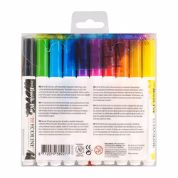 Talens Ecoline marker 10 pc(s) Black, Blue, Green, Magenta, Orange, Red, Yellow