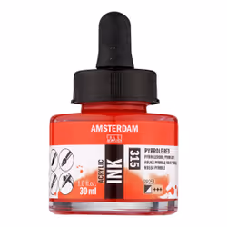 Amsterdam 17203150, Red, 30 ml, 1 pc(s), Pyrrole Red