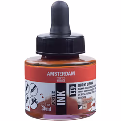 Amsterdam Acrylic Ink 30ml-Burnt Sienna