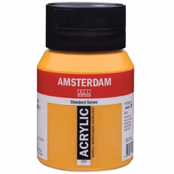 Amsterdam Standard, 500 ml, Gold, Bottle, Waterproof