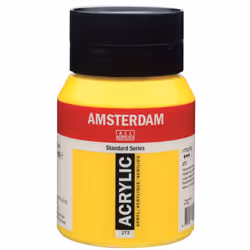 Amsterdam Standard, 500 ml, Yellow, Bottle, Weatherproof