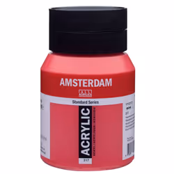 Amsterdam Standard, 500 ml, Red, Bottle, Waterproof