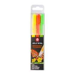 Sakura Moonlight Happy Capped gel pen Green, Orange, Yellow 3 pc(s)