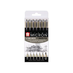 Sakura POXSDK7B fineliner Multi Black 7 pc(s)