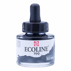 Talens 1257001, Black, Watercolor paint, liquid, 30 ml