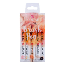 Talens Ecoline marker 5 pc(s) Beige, Red, Sepia