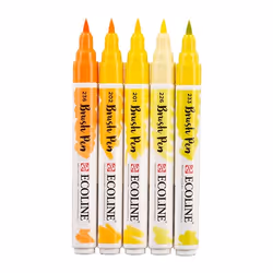 Talens Ecoline marker 5 pc(s) Orange, Yellow