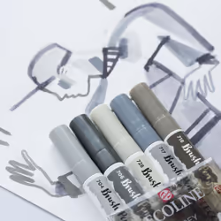 Talens 11509907 marker 5 pc(s) Grey