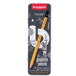 Bruynzeel 60211006 charcoal pencil 6 pc(s) Grey