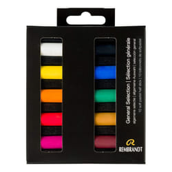 Rembrandt Soft Pastel Micro Set  10-Piece Half Sticks  General Selection