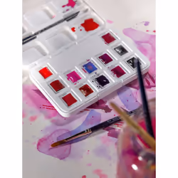 Van Gogh Watercolour Pocket Box Set 12 Pinks & Violets Shades