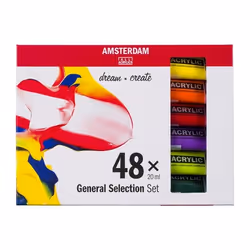 Amsterdam 17820448, Multi, Acrylic paint, liquid, 48 pc(s)