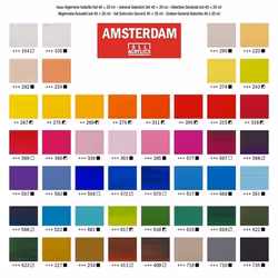 Amsterdam 17820448 art/craft paint Acrylic paint 48 pc(s)