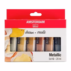 Amsterdam 17820501, Multi, Acrylic paint, liquid, 6 pc(s)
