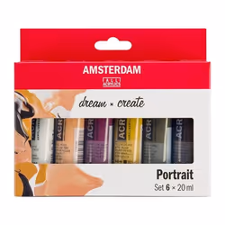 Amsterdam 17820502, Multi, Acrylic paint, liquid, 6 pc(s)