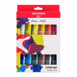 Amsterdam 17820602, Multi, Acrylic paint, liquid, 12 pc(s)
