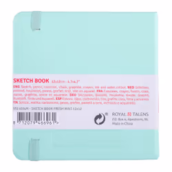 Talens Sketchbook Fresh Mint 12 x 12 cm 140 g 80 Sheets
