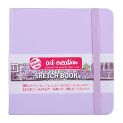 Talens Sketchbook Pastel Violet 12 x 12 cm 140 g 80 Sheets