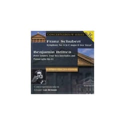 Franz Schubert  Symphony No. 9peter Grimes (Beinum Concertgebouwo rkest) CD