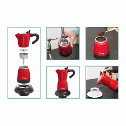 Bestron AES480 coffee maker Manual Electric moka pot