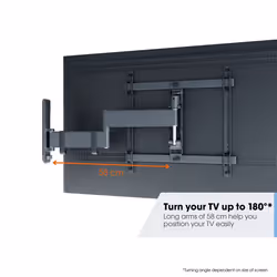 Vogel's TVM 3445 Full-Motion TV Wall Mount (black) - Additional view 5