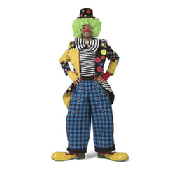 Men's clown tailcoat jacket with big bow