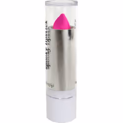 Neon pink lipstick
