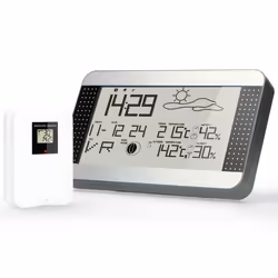 Alecto WS-1700 Black, Silver LCD Battery - Additional view 2