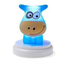 Alecto Naughty Cow baby night-light Blue, White LED