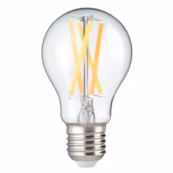 Alecto SMARTLIGHT110, Smart bulb, Wi-Fi, Transparent, Glass, Plastic, E27, Genie