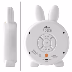 Alecto BC100BUNNY alarm clock Digital alarm clock White - Additional view 4