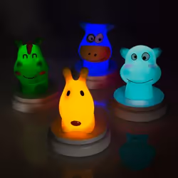 Alecto silly hippo baby night-light Freestanding Blue LED - Additional view 6