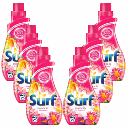 6pk Surf Liquid Detergent - 875ml - Tropical Lily