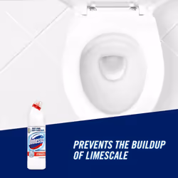 Domestos Thick Bleach White & Sparkle Disinfectant Cleaner, 6x750ml