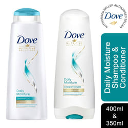 Dove Nourishing Daily moisture, Shampoo 400ml & Conditioner 350ml