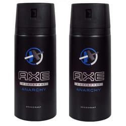 Axe (Lynx) Anarchy 150ml x 2 Deodorant for Men