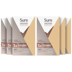 Sure Women Maximum Protection Sport Strength Anti-Perspirant, 6 Pack, 45ml