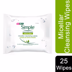 Simple Bundle of Eye Makeup Remover, Wipes, Facial Gel & Toner