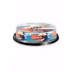 Philips DVD+R DR8S8B10F/00, DVD+R DL, 10 pc(s), 8.5 GB